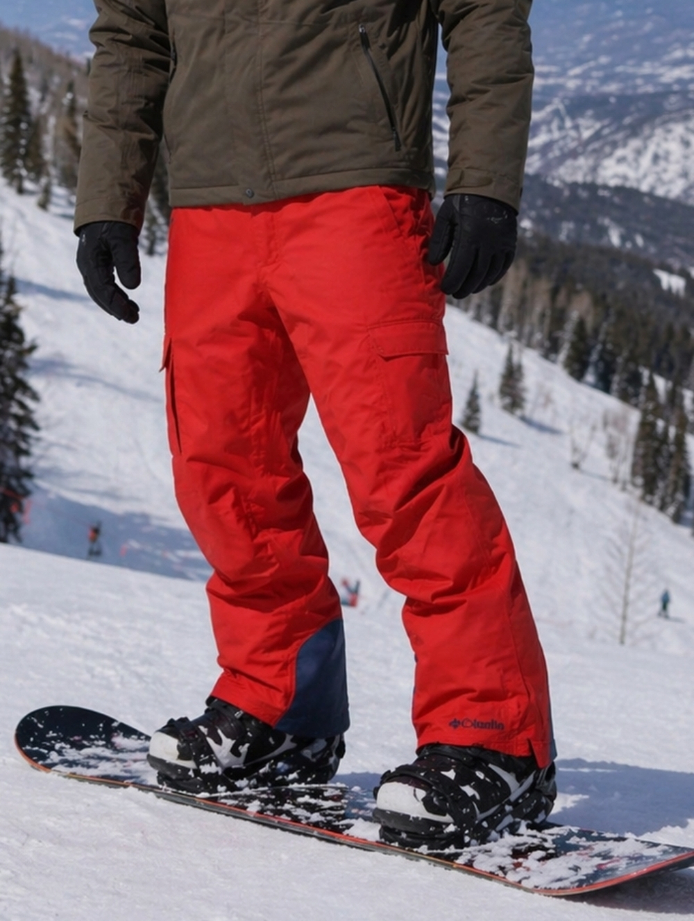 COLUMBIA Titanium Omni Heat Men's SKI/SNOWBOARD Pants, Size M men's.